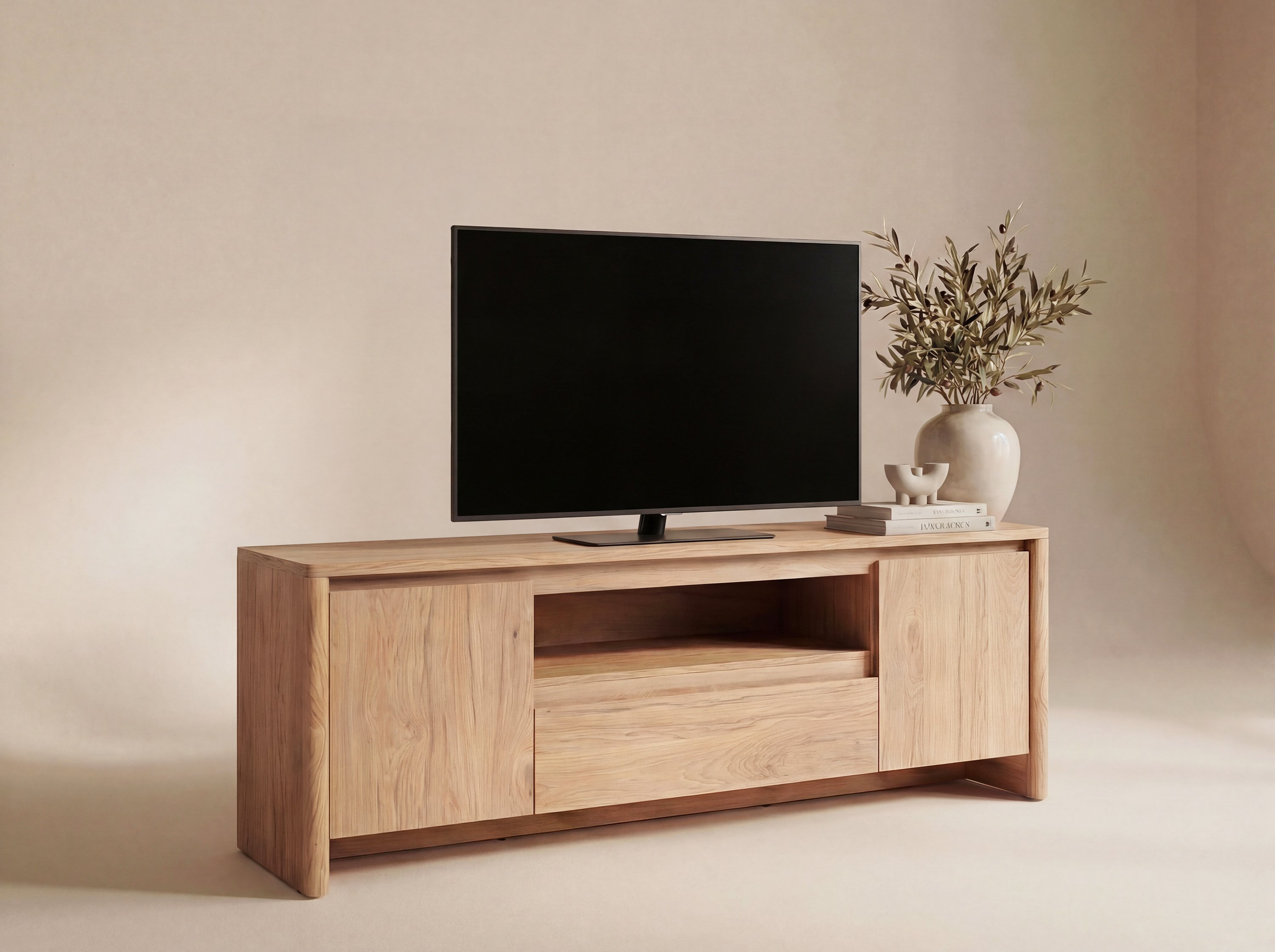Genf TV-Board Eiche Braun (Jackson Hickory)