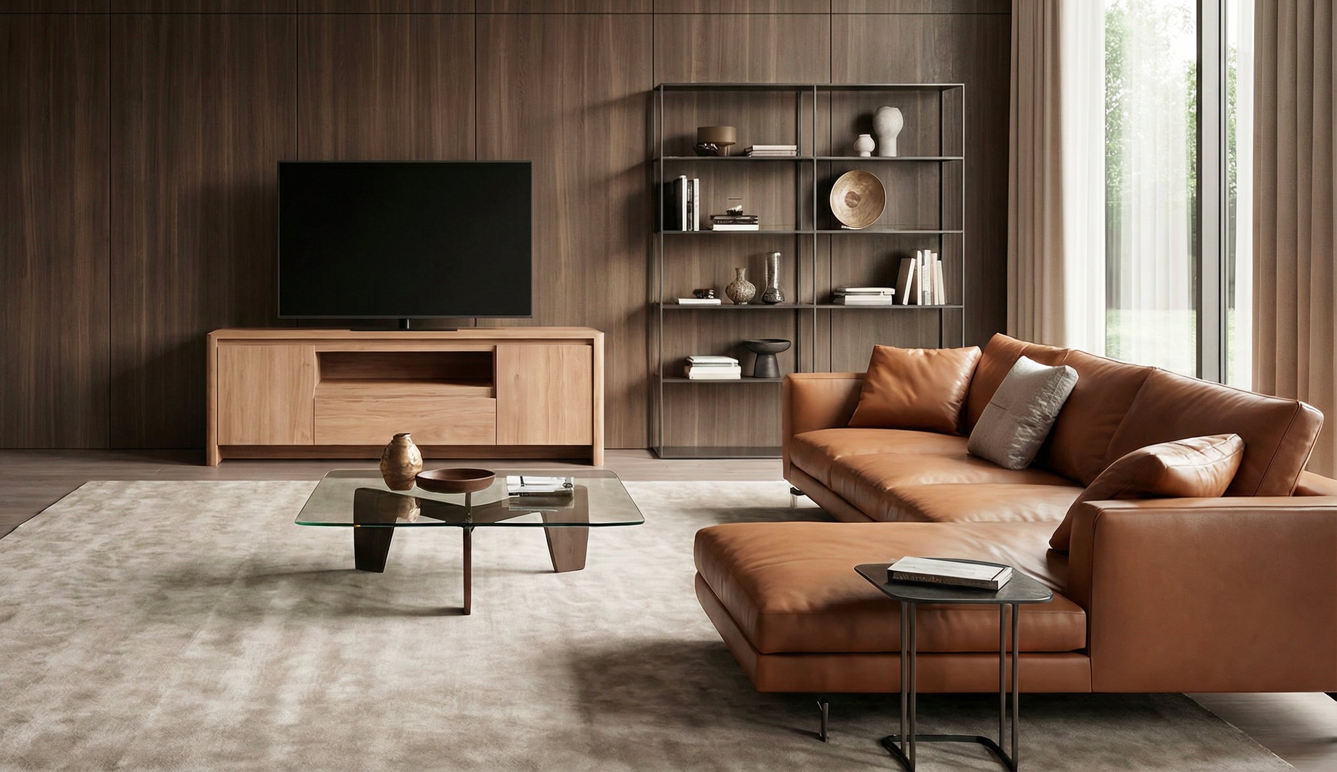 Genf TV-Board Eiche Braun (Jackson Hickory)