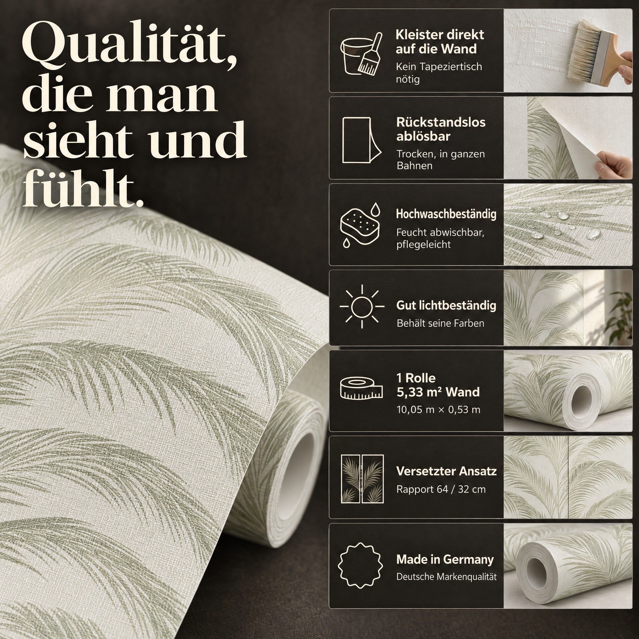 Ovella Creme Grün