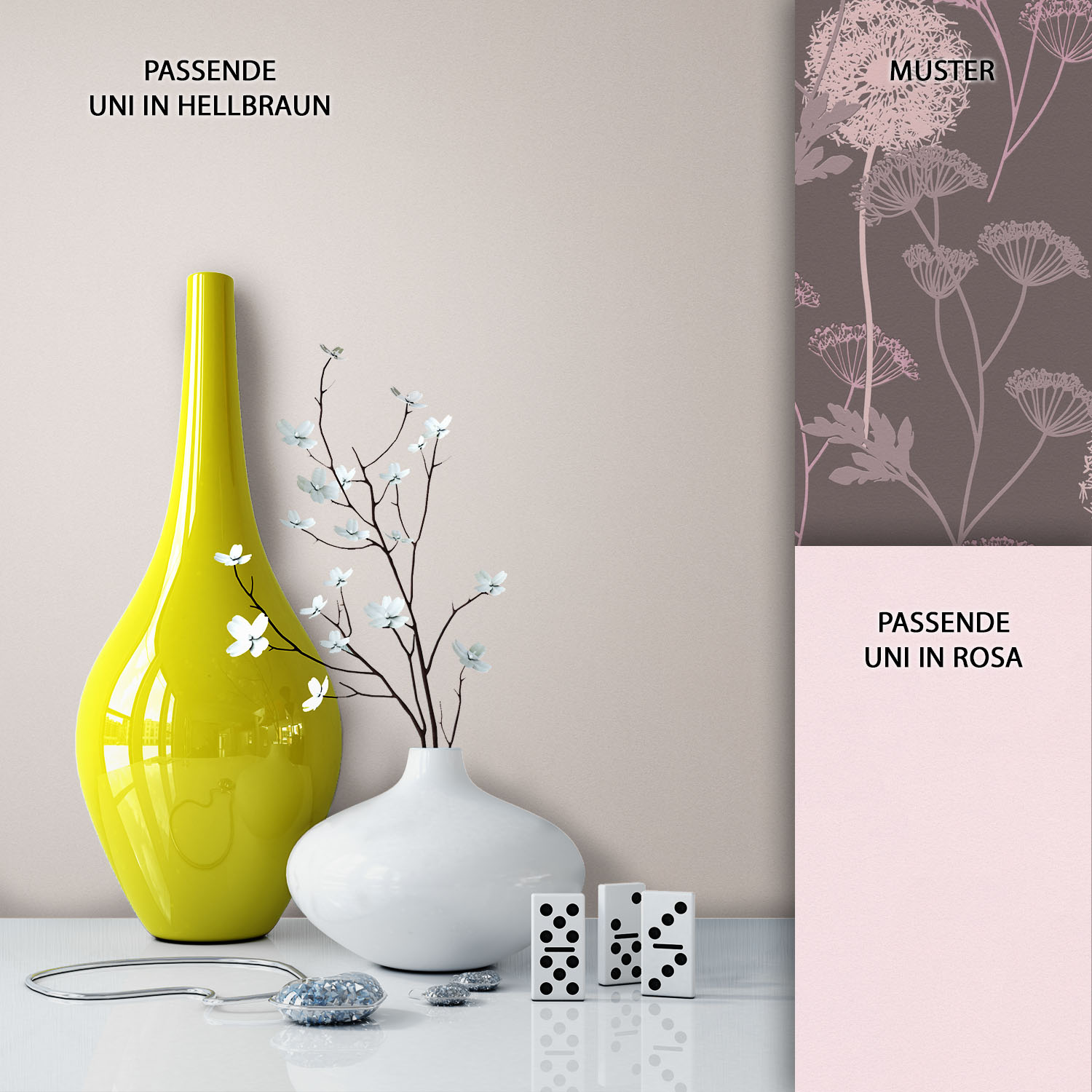 Grau, Metallic