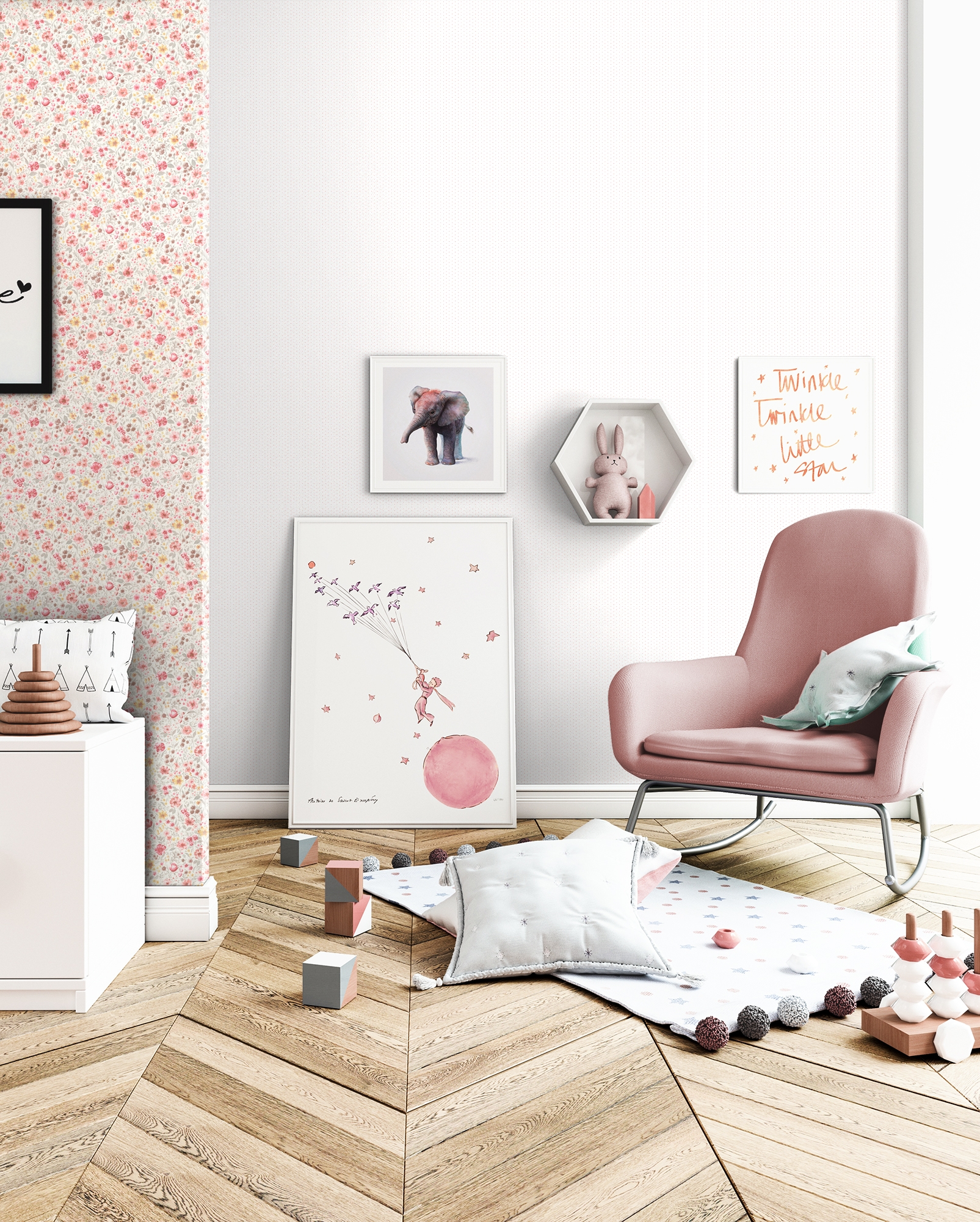 Frieda Punkte Pink
